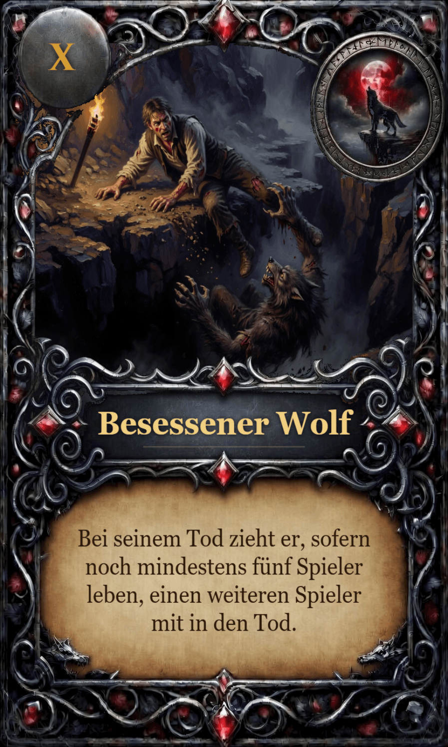Besessener Wolf