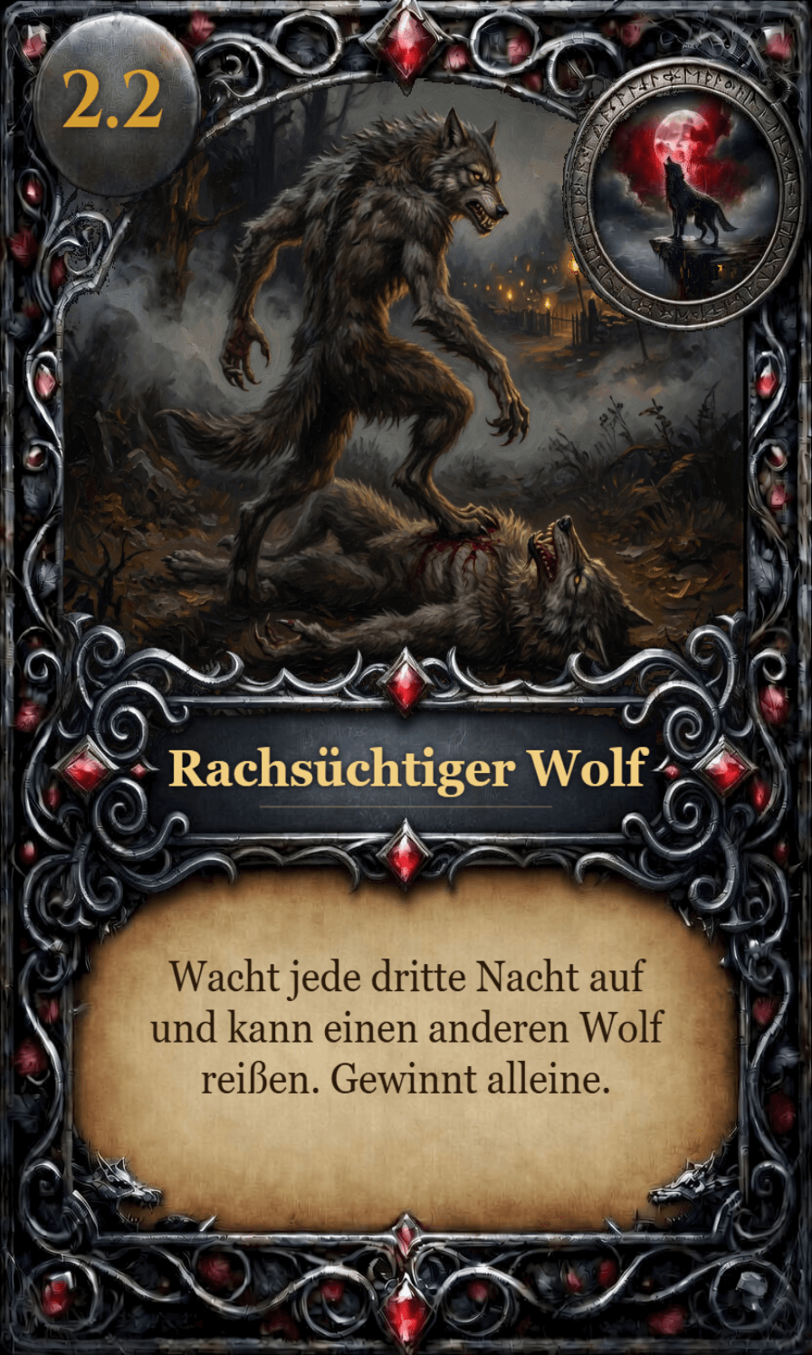 Rachsüchtiger Wolf